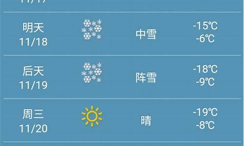 哈尔滨最近一周天气预报查询哈尔滨11号天