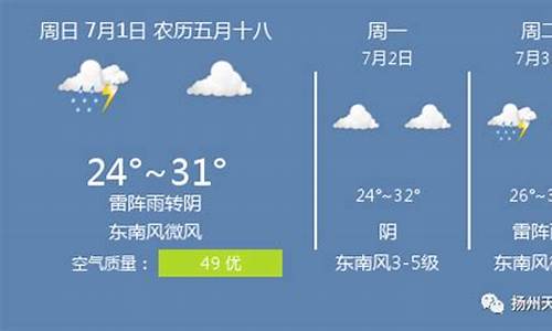 扬州天气预报30天查询结果_江苏扬州天气