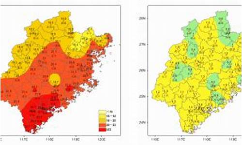 福建天气温度图_福建天气温度