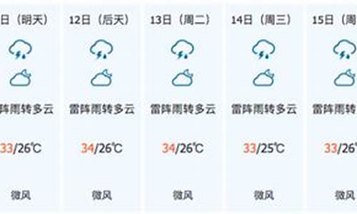 儋州天气预报15天查询_儋州天气预报15天查询准确